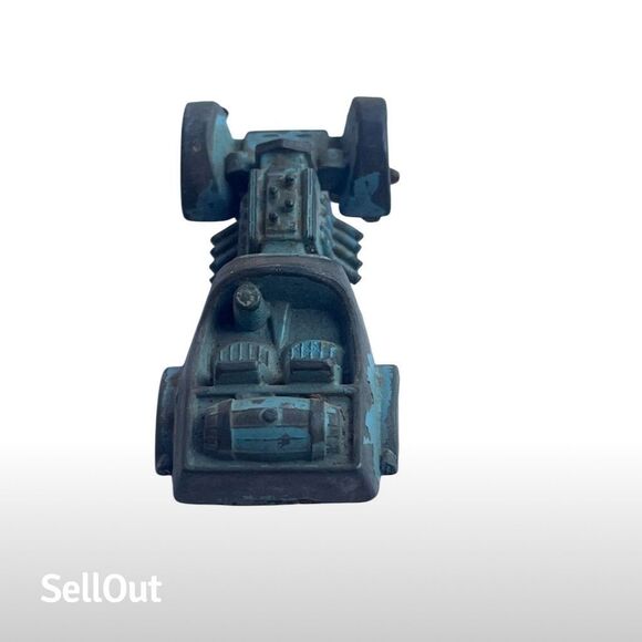 Vintage TootsieToy Blue Hot Rod Roadster Diecast Car - Picture 4 of 9